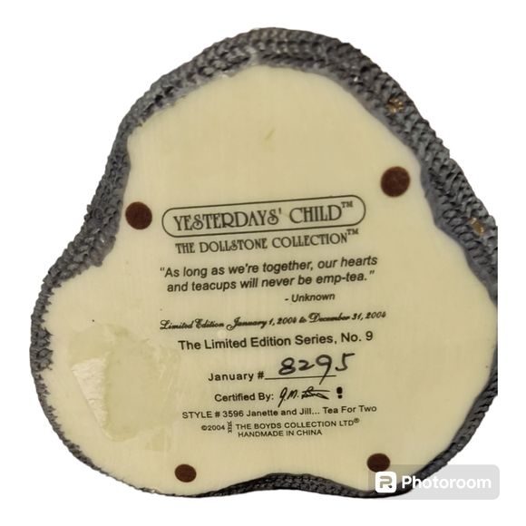 Janette and Jill...Tea for Two YESTERDAYS CHILD - Picture 5 of 5